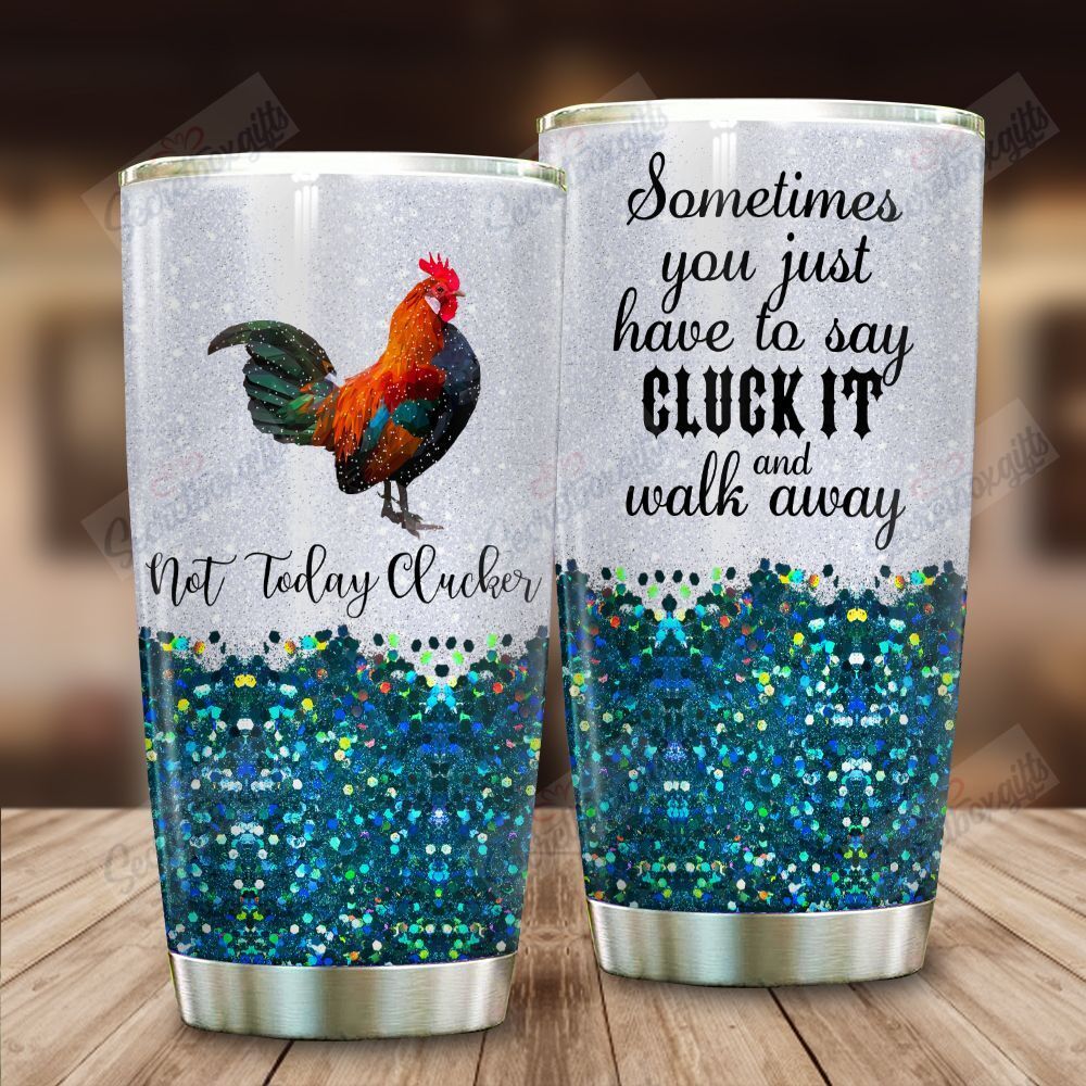 Glass Tumbler With Handle / Glass Tumbler / 24oz Glass Tumbler / Easily  Distracted by Chickens / Chicken Tumbler / Funny Tumbler 