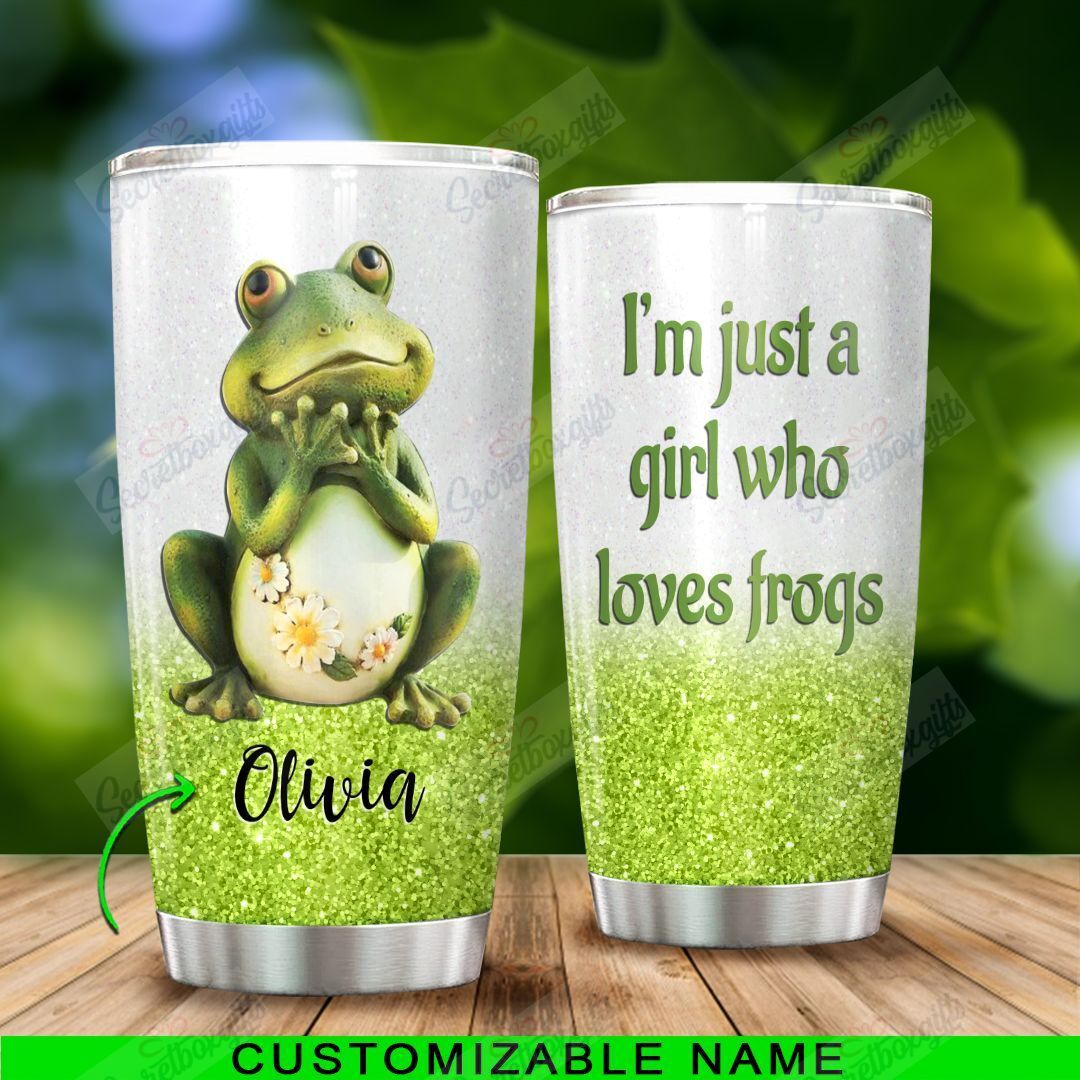 Personalized Frog Tumbler, Frog Gifts for Women, Frog Tumbler With Straw,  Frog Gifts, Frog Lover Gifts, Frog Gifts for Girls 