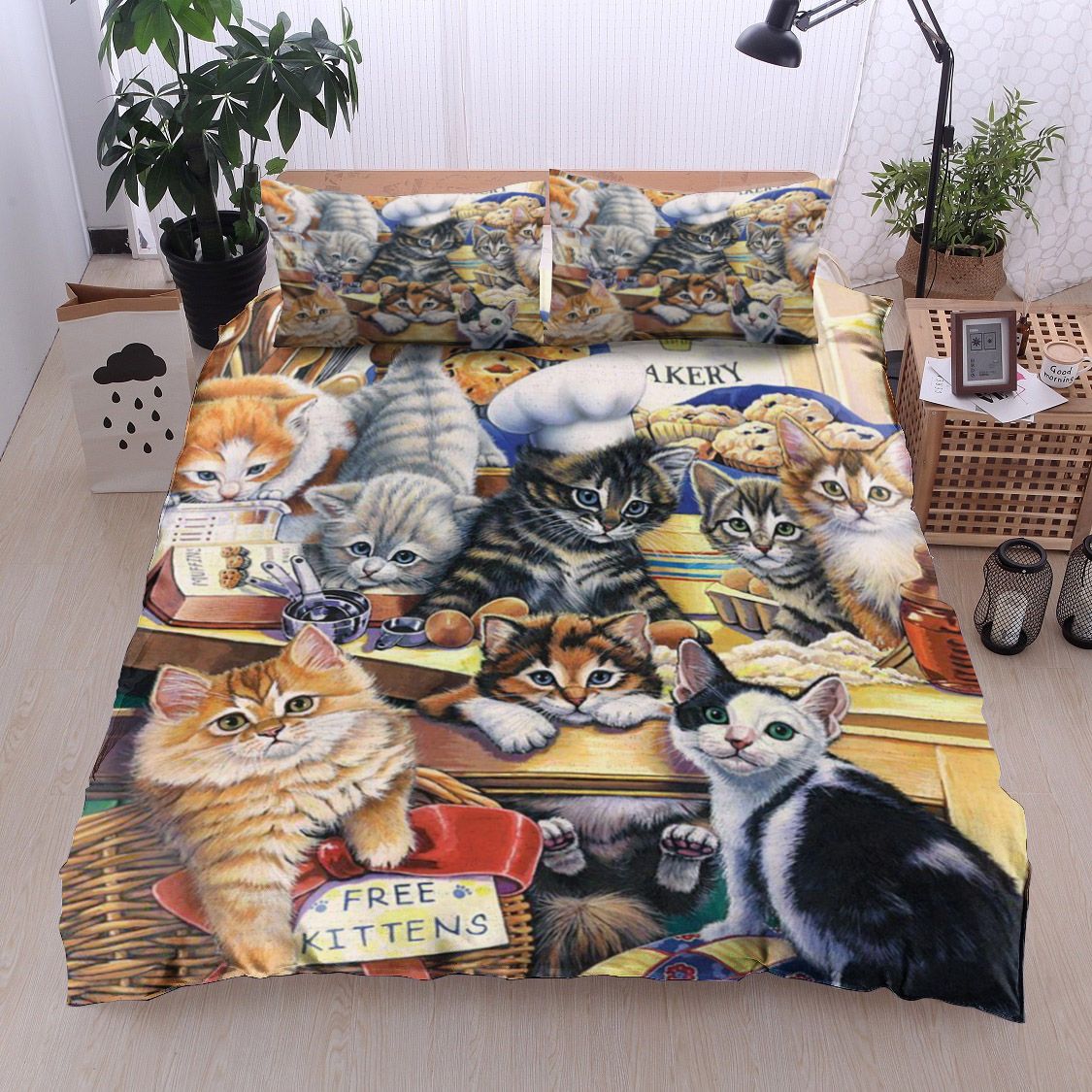 Cat Bedding Sets BUF6TVPMCD - Betiti Store