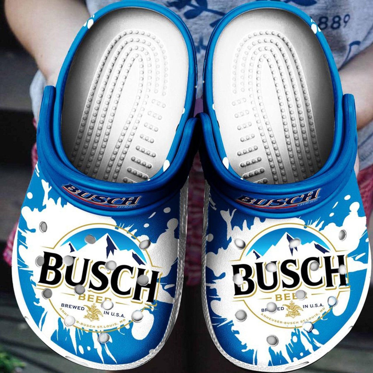 Busch beer clog shoes - Betiti Store
