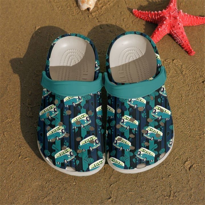 Camping Amazing Retro Sku 437 Crocs Clog Shoes - Betiti Store
