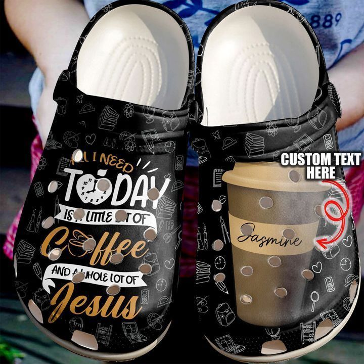 Coffee Personalized And Jesus Sku 626 Crocs Clog Shoes - Betiti Store