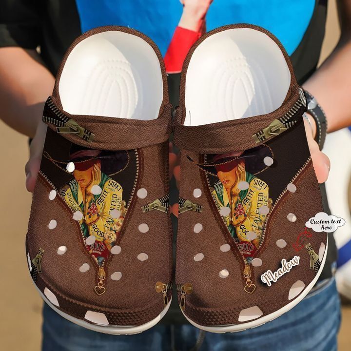 Cowgirl Personalized Pretty Sku 672 Crocs Clog Shoes - Betiti Store