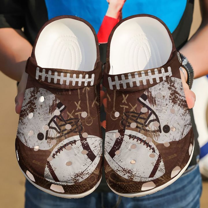 Football Footballers Sku 1091 Crocs Clog Shoes - Betiti Store
