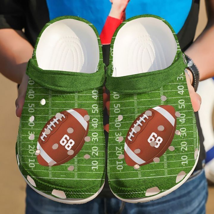 Football Personalized Love Sku 1097 Crocs Clog Shoes - Betiti Store
