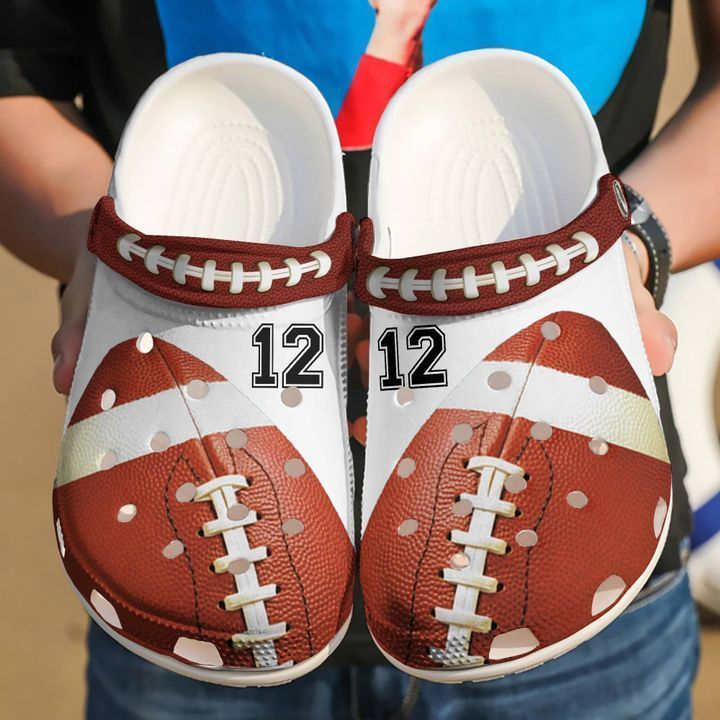 Football Personalized Player Sku 1085 Crocs Clog Shoes - Betiti Store