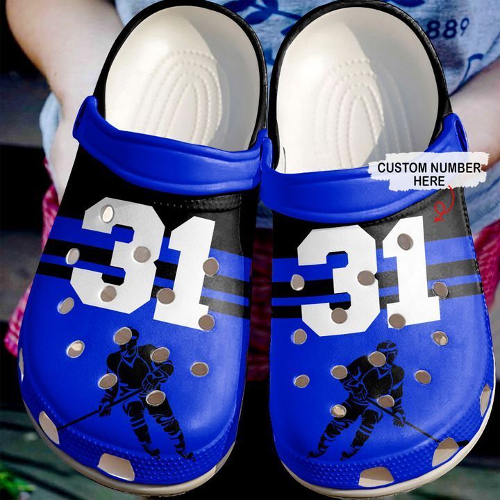 Hockey Personalized Simply Love Sku 1386 Crocs Clog Shoes - Betiti Store