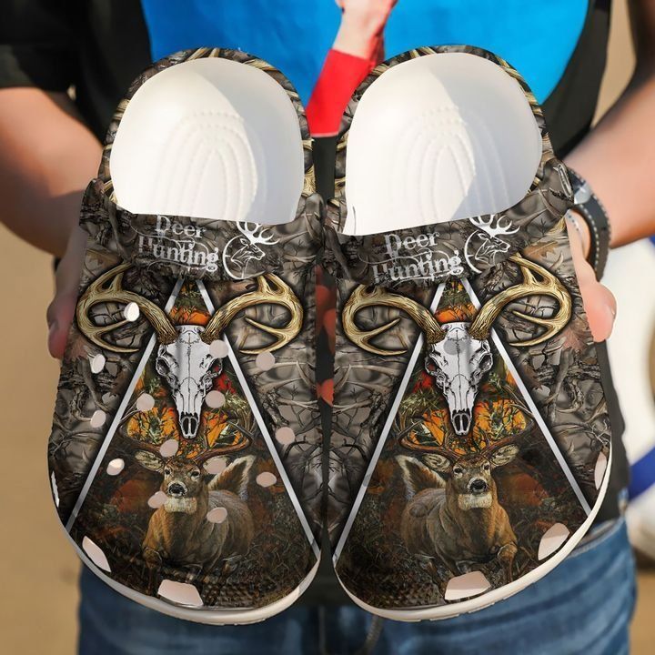 Hunting Deer Sku 1482 Crocs Clog Shoes - Betiti Store