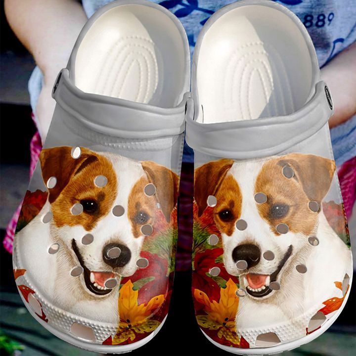 Jack Russell Terrier Smiling Sku 1516 Crocs Clog Shoes - Betiti Store