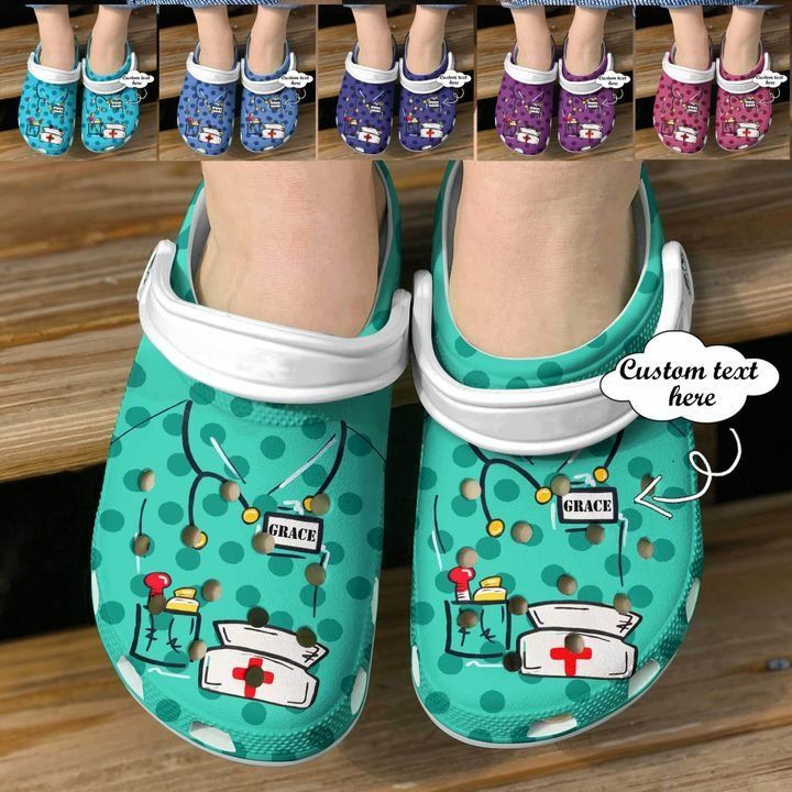 Nurse Personalized Sku 1650 Crocs Clog Shoes - Betiti Store