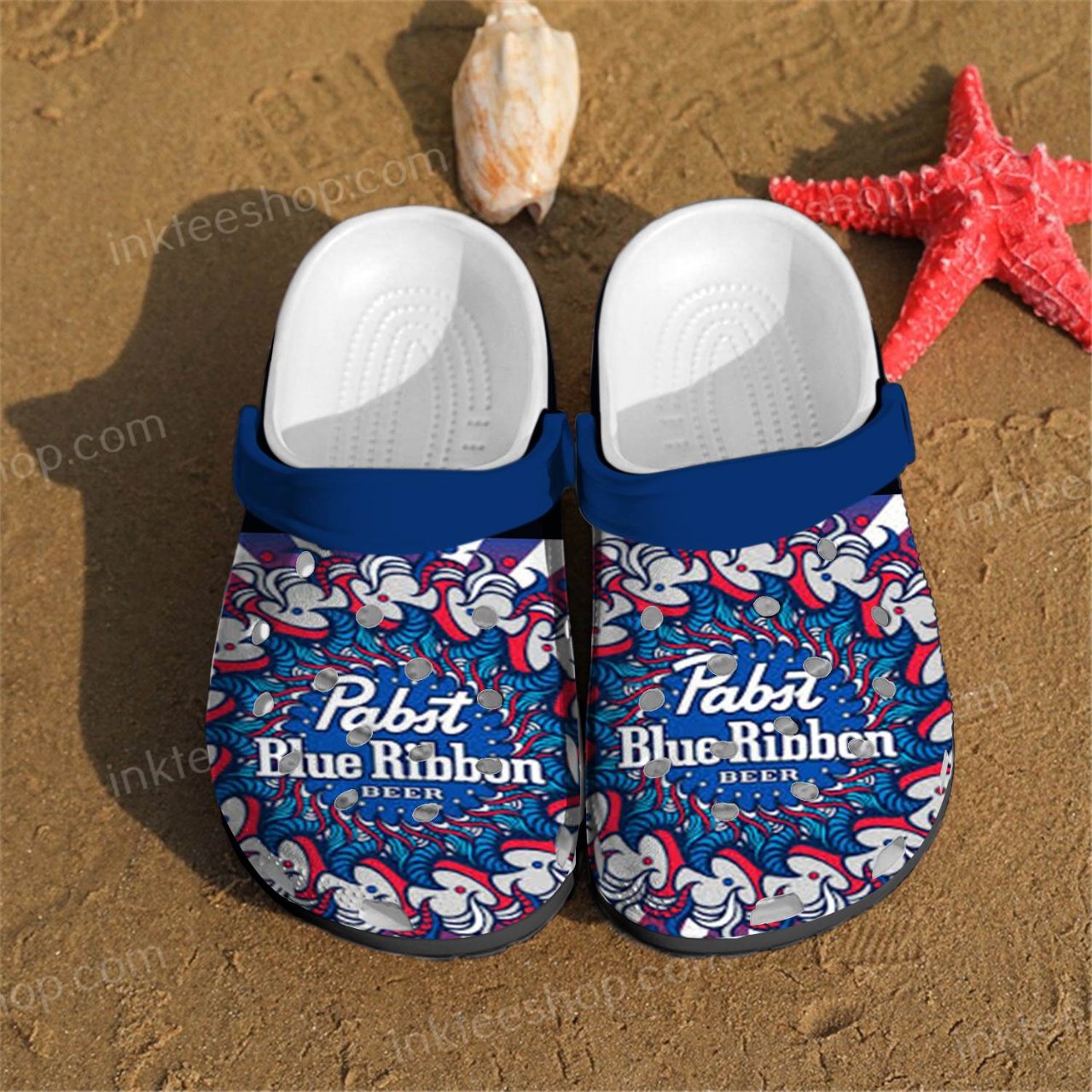 Pabst blue ribbon clog shoes - Betiti Store