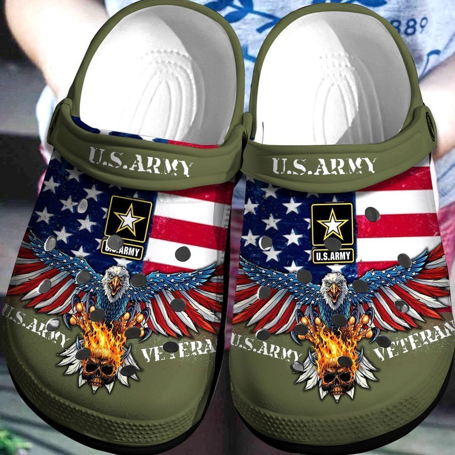 Us Army Veteran Crocs Clog Shoes - Betiti Store